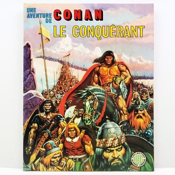 Conan Comic Book French LUG Vintage 1977 TPB Unread - Une Aventure Le Conquerant - Picture 1 of 9